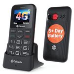 Oakcastle Dual Sim Basic Mobile Phone for seniors | 4G, 3G, 2G | 64MB Storage | 5 Day Battery life | Big Button phone for elderly | SOS, Camera, Media Playback | Charging Dock Station Included F300