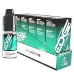 EDGE 5pack Very Menthol E-Liquid - Refreshing Mint Flavor Vape Juice - 50-50 10ml Vape Juice - No Nicotine