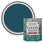 Rust-Oleum Blue Mould-Resistant Garden Paint In Gloss Finish - Commodore Blue 750ml