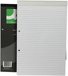 Q-Connect Feint Ruled Headbound Refill Pad 160 Pages A4 (10 Pack) KF02227
