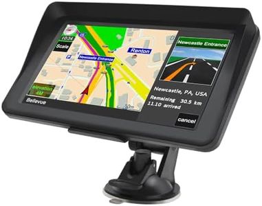 7 inch GPS Navigation for Cars Australia, Car Sat Nav for Trucks Lorry Maps Updates POI Postcode Search