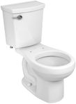 American Standard 288DA114.020 H2Optimum Two-Piece Toilet, Round Front, Standard Height, White, 1.1 gpf