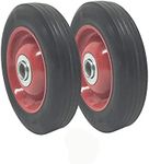 2 Pack - Solid Rubber Flat Free Tir