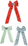 Disney Stitch & Angel 3-Piece Bow Clips Set