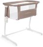 Baby Delight Beside Me™ Dreamer Bassinet | Bedside Sleeper & Baby Bassinet | 8-Position Height Adjustment | 100% GOTS Certified Organic Cotton Fabric | Organic Mocha