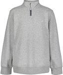 Nautica Boys' Full-Zip Fleece Jacket, Grey Heather/Pullover, 18-20