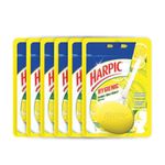 Harpic Hygienic Toilet Cleaner Rim Block, Citrus - 26 g (Pack of 6)| Toilet Flush Cleaner Blocks