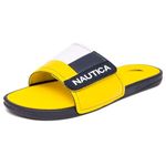 Nautica Men's Bower Athletic Slide, Adjustable Straps Comfort Sandal