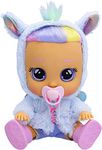 FRATELLI Cry Babies Dressy Fantasy Jenna- 12'' Baby Doll Blue Fur Dress, Multicolor