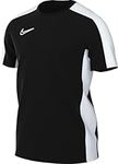 NIKE Men's M NK DF ACD23 TOP SS T-Shirt, Black/White/White, S