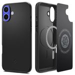 Spigen Case for iPhone 16 Plus Case, Thin Fit MagFit Designed for Apple iPhone 16 Plus - Black