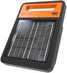 Gallagher S60 Solar Fence Charger | 0.6 Joule Electric Fence Energizer for Livestock, Poultry Netting, Gardens & Wildlife Exclusion | Powers Up to 6 Miles of Fence | Lithium Battery Technology