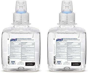 PURELL Advanced Hand Sanitizer Green Certified Foam, Fragrance-Free, 1200 mL Refill for PURELL CS6 Automatic Hand Sanitizer Dispensers (Pack of 2) - 6551-02