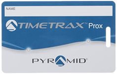 Pyramid TimeTrax 42454 Proximity Badges for PPDLAUBKN &TTPROXEK Time Clock Systems, 15/Pk