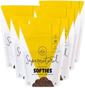 Chocolate Softies Fair Trade Sprinkles by Supernatural, Made in USA, No Artificial Flavors, Soy Free, Gluten Free, Corn Free, Vegan, 1lb (Pack of 6)