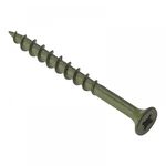 ForgeFix Countersunk Decking Screws | 4.5 x 55mm | Green | Box 200