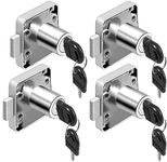 Litensh 2PCS Cam Lock with Key Alik