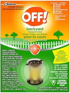 OFF! Backyard Mosquito Repellent Lamp, Ideal for Camping and Outdoors, Up to 6 Hours of Protection, 1 Lamp and 1 Diffuser