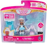 Royale High 3 Inch Ice Fairy Fashion Doll - 1 Figure with 9 Fashion Accessories - Virtual Item Code Included - Series 1 - Ages 5+