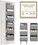 GRANNY SAYS 6-Shelf Over The Door Organizer, Door Hanging Organizer, Over The Door Storage Organizer, Closet Door Organizer, Back of Door Organizer, Organizers and Storage for Bedroom, Bathroom, Gray