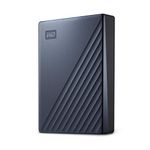 WD 6TB My Passport Ultra Blue, Portable Hard Drive, External HDD, Includes Backup Software with Defense Against ransomware, and Password Protection, USB-C and USB 3.1 Compatible - WDBEJA0060BBL-WESN