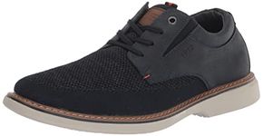 Nunn Bush Men's, Otto Knit Plain Toe Oxford, Navy, 10.5 Wide