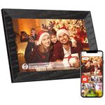 BYYBUO 10.1 Inch WiFi Digital Photo Frame, 32GB Memory, Electronic Digital Picture Frames with 1280x800 IPS Touch Screen, Auto-Rotate