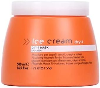 Inebrya Maschera Dry-T Capelli Secchi, Crespi, Trattati - 500 Ml