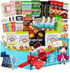 Easter Snack Box | 100 CALORIE Snacks | Healthy Snacks Variety Pack | College Care Package | Low Calorie Snacks for Weight Loss | Mix of Vegan Snacks, Protein Bars & Nuts all 100 calories or Less | Snack Boxes for Adults (40 Count)