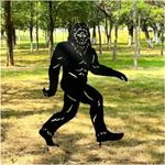 TIGGSY 4ft Bigfoot Metal Outdoor Decor Big Foot Sasquatch Gifts for Men/Women Bigfoot Silhouette Statues for Yard Art, Patio, Lawn, Forests, Garden Decor, Yard Display, Garden Decorations