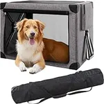 Cozzze Collapsible Dog Crate - 37 I