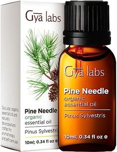 Gya Labs Organic Pine Essential Oils for Diffuser - Fall Pine Oil Organic Essential Oils - Pine Essential Oil Organic for Candle Making (10ml)