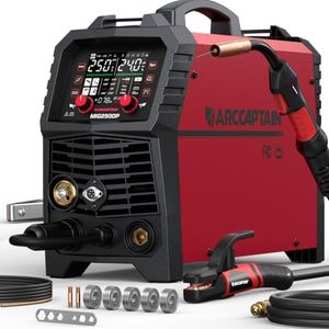 ARCCAPTAIN Double Pulse MIG Welder 250A 8-in-1 Aluminum Welding MIG250DP