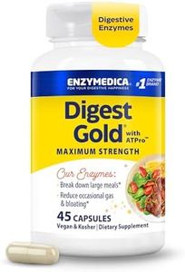 ENZYMEDICA - Digest Gold (45 Capsules) | Digestive Enzyme Supplement | Digestive Enzyme Blend with ATPro for Maximum Support, Nutrient Supplement, Gut Health Supplement, Vegan, Dairy Free