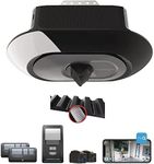 Chamberlain B4643T Smart Built in Camera-myQ Smartphone Controlled-Ultra Quiet, Strong Belt Drive, Blue Garage Door Opener