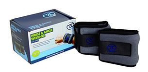 Fitness Mad Adjustable Wrist & Ankle Weights, 0.5kg, 1kg