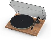 Pro-Ject T1 Phono SB Turntable with Built-in Preamp and Electronic Speed Change (Satin Walnut)