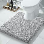 Yimobra Fluffy Toilet Rugs U Shaped