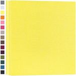 potricher Photo Album for 4x6 1000 Photos Linen Cover Extra Large Capacity Picture Book for Family Wedding Anniversary and Baby (Yellow)