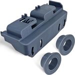 WD28X27241 Dishwasher Lower Rack Carrier and Roller Kit for GE Dishwasher Lower Rack Wheels Assembly WD12X10438, WD12X10439, WD12X10446, WD12X10447, WD12X22656, WD12X22657 (4Pcs)