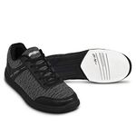 KR Strikeforce Men's Flyer Mesh Bowling Shoes, Black/Steel, Size 14