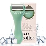 Kitsch Ice Roller for Face, Redness Reducing Skin Care Tools, Face Massager for Migraine Relief & Puffy Eyes, Self Care Cold Face Roller, Facial Tools for Jawline & Lymphatic Drainage (Minty Green)