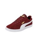 Puma Unisex-Adult Club II Intense Red-White-Gold Sneaker - 12 UK (39744403)