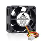 GDSTIME DC 12V 40mm x 20 mm Cooling Fan 3-Pin Brushless Fan Cooler Mini Heatsink