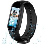 Mabron (12 Years Warranty M10 Smartband Fitness Bracelet Sport Smart Band Wristband Heart Rate Monitor and Many Activity Features for Men and Women_M12