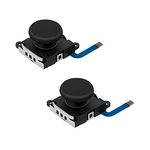 Mcbazel 2 Pack 3D Analog Replacement Joystick Button for N-Switch Joy-Con Controller Replacement Repair Spare Parts Left and Right Analog Controller Joystick