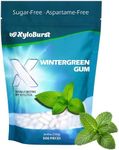 XyloBurst Xylitol Chewing Gum | Sugar Free, Gluten Free, Keto Friendly | Aspartame Free | Wintergreen | 500-Count Bag