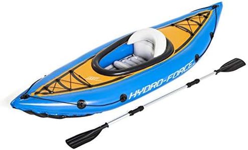 Bestway BW65115 Hydro-Force, Cove Champion Kayak with Oar, 1 Person Capacity, Colour