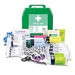 Lewis-Plast Large Premium BS8599-1 Compliant (Low Risk High Risk) First Aid Kit - First Aid Kit for Injuries Green