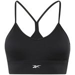 Reebok Women's Workout Ready Sports Bra, Night Black, XXL Plus UK